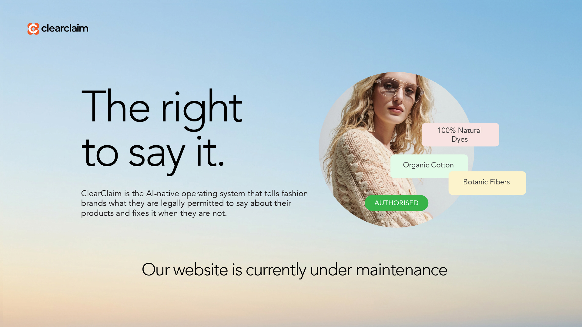 ClearClaim – Under Maintenance